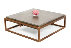 15 Concrete And Metal Coffee Table