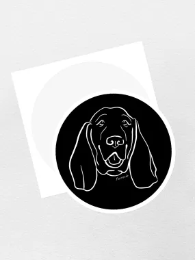 Basset Hound Sticker