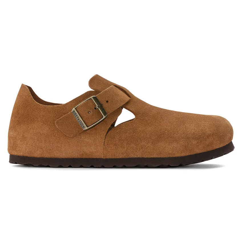 Birkenstock Men's London Suede Leather (Mink - Regular fit)