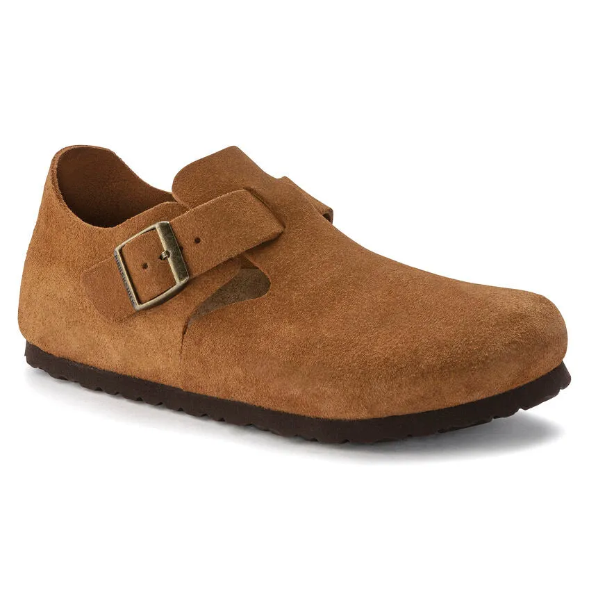 Birkenstock Men's London Suede Leather (Mink - Regular fit)