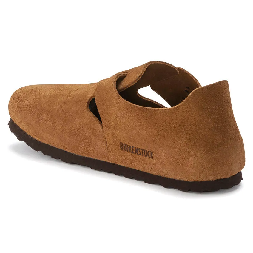 Birkenstock Men's London Suede Leather (Mink - Regular fit)