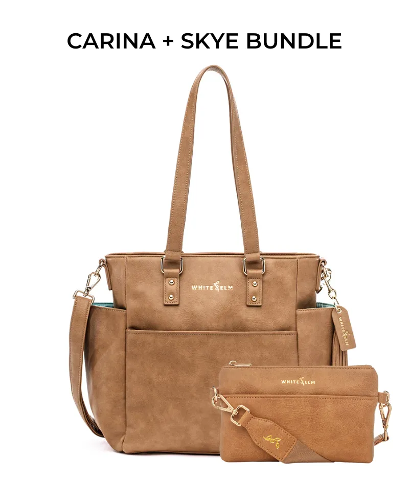 Carina Tote Bag - Almond - [OUTLET FINAL SALE]