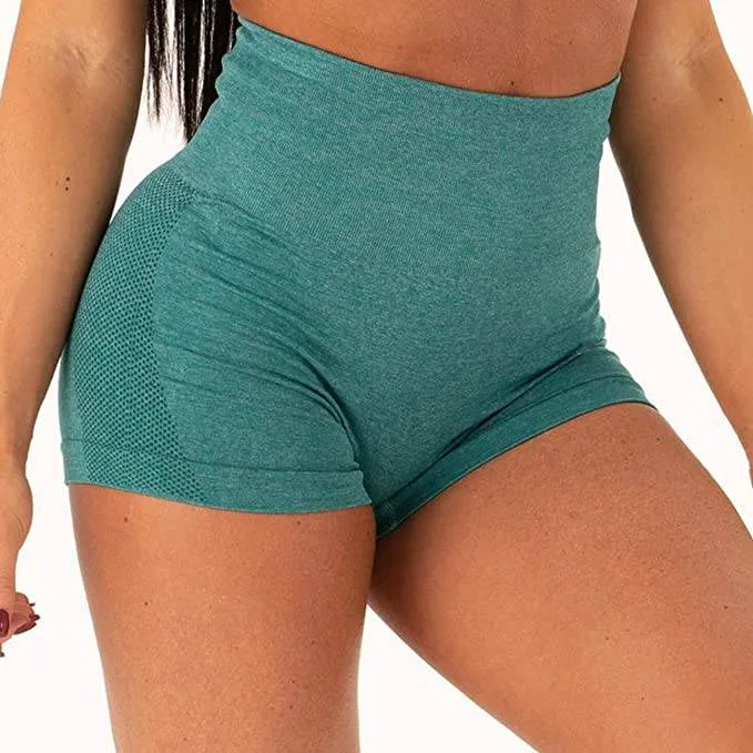 Cute Seamless Squat Proof Gym Shorts