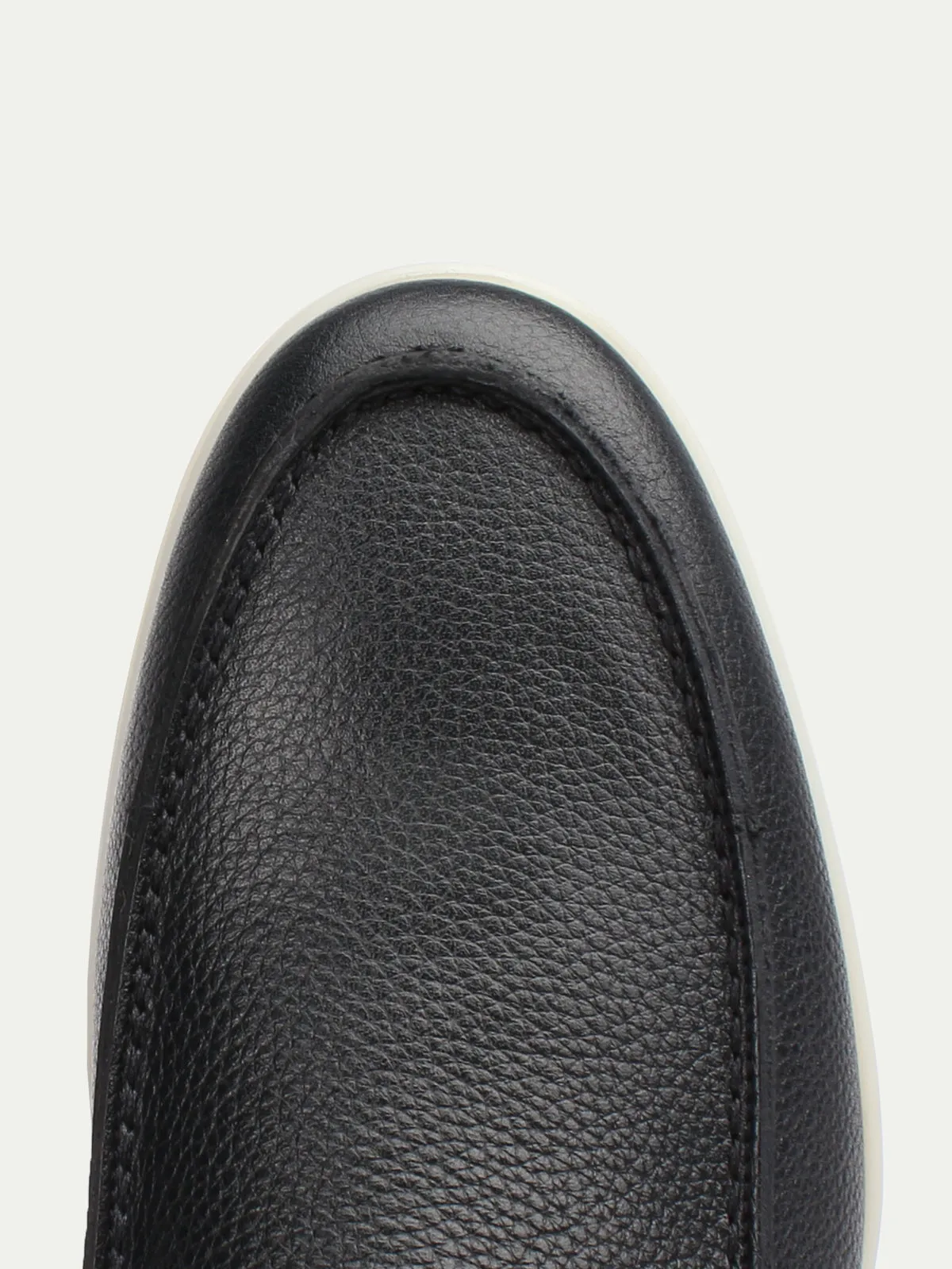 Dark Blue Grain City Loafer