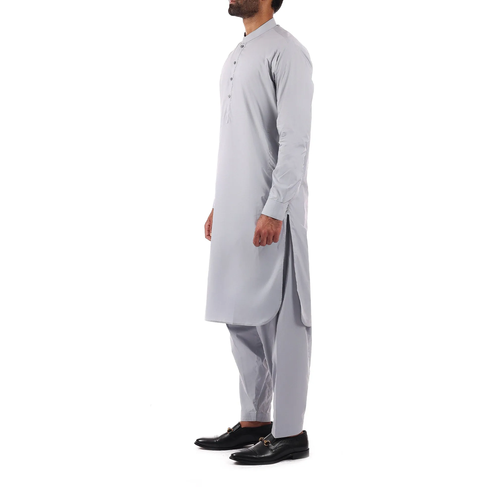 Grey Shalwar Qameez