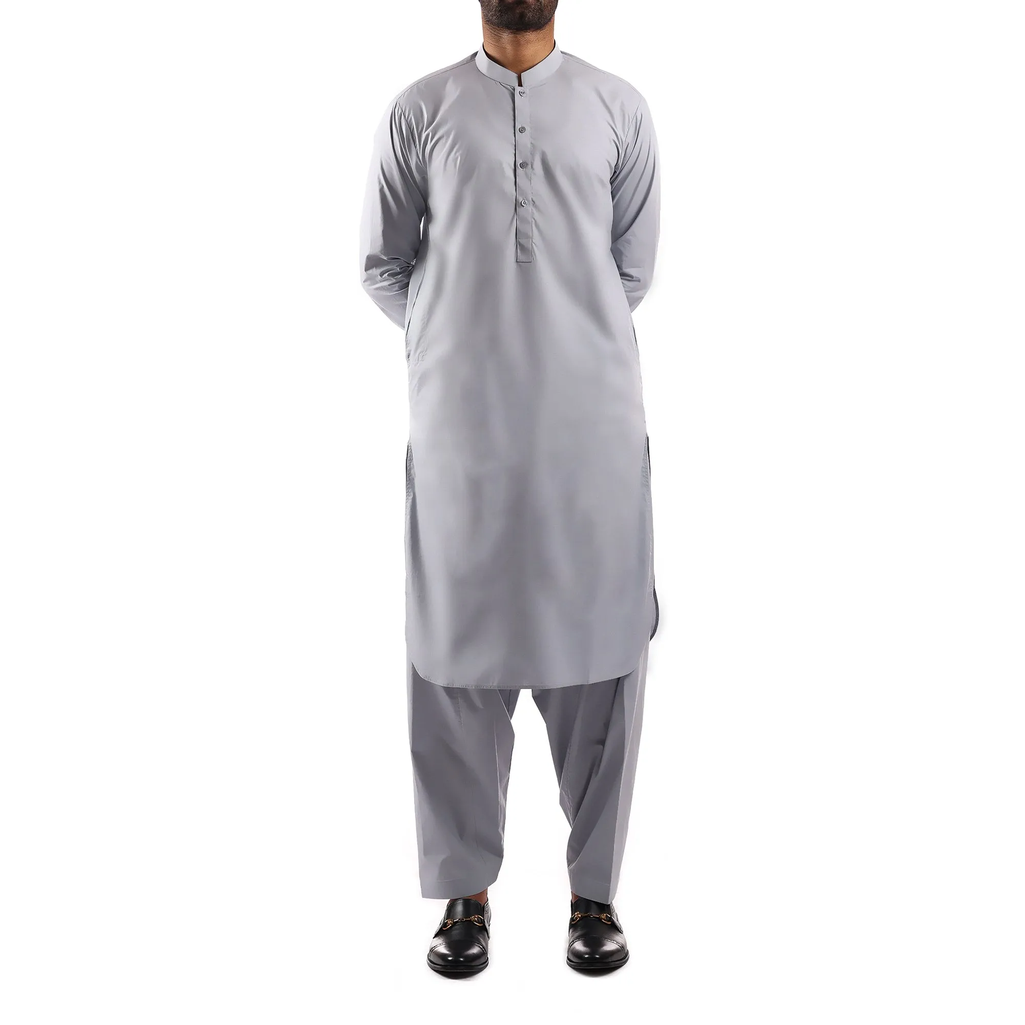 Grey Shalwar Qameez