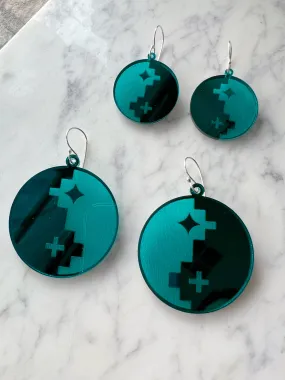 Hózhó earrings in Teal