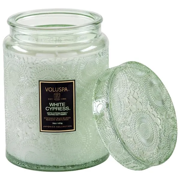 Large Glass Jar Candle