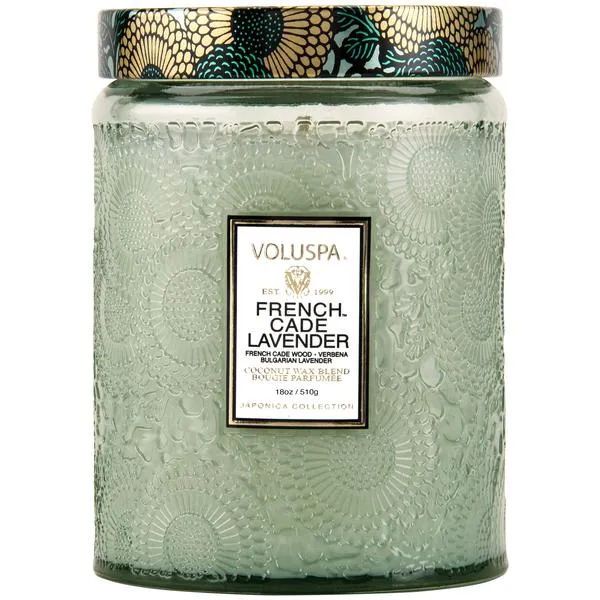 Large Glass Jar Candle