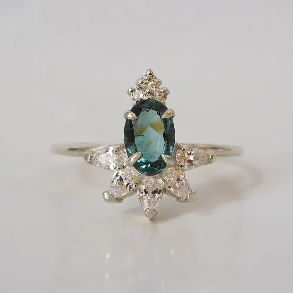 Limited Edition: Teal Tourmaline Berry Ring