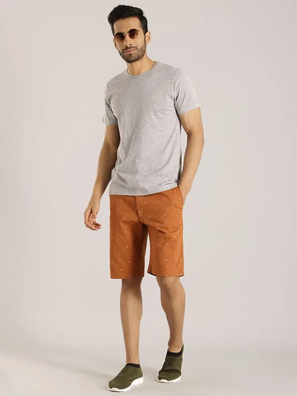 Men Printed Cotton Shorts