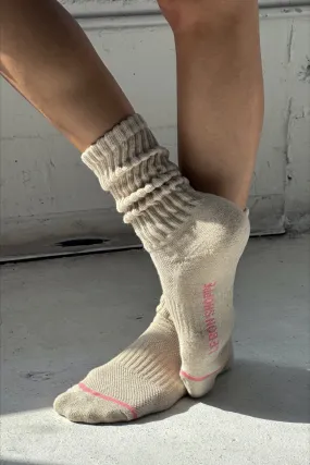 Oatmeal Ballet Socks