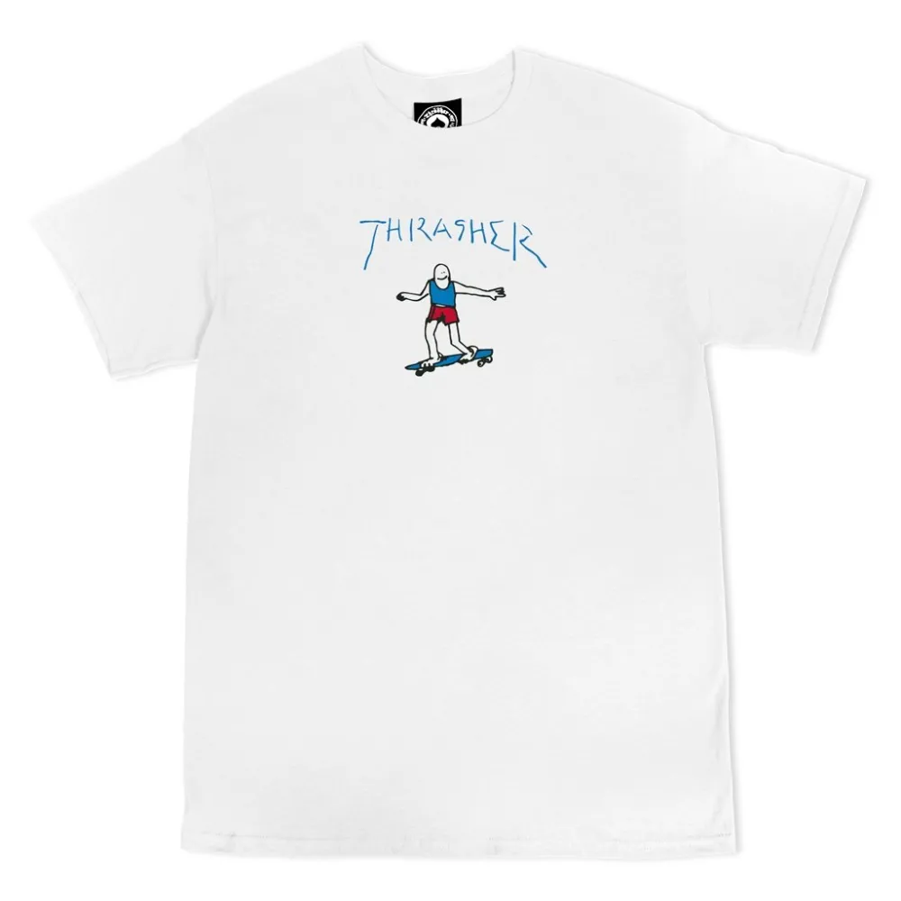 Thrasher Gonz Logo Tee White