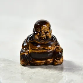 Tiger Eye Budha 1.5 Natural Gemstone Carving