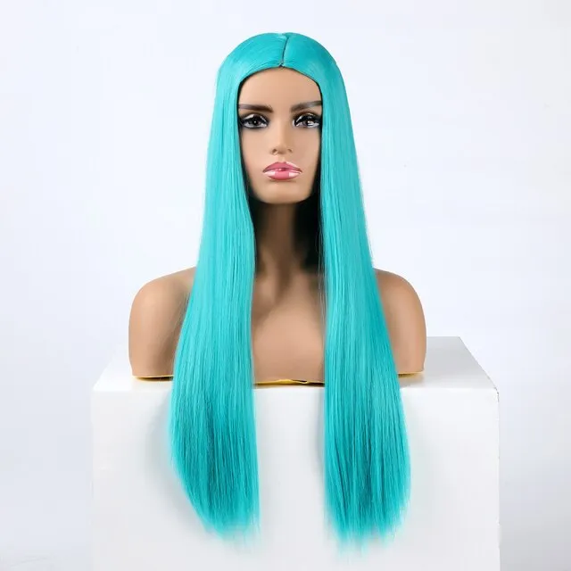 Wig Queen Wiebke (Turquoise green)